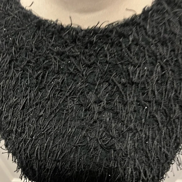 Zara size 9 Black Textured Women's Top - Picture 4 of 16